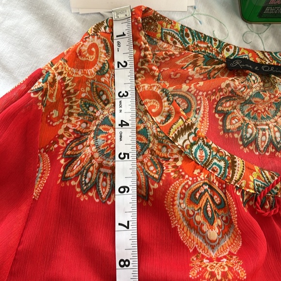 Rose Olive Women Top one size - Picture 11 of 12